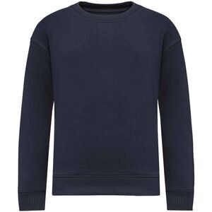 Native Spirit Childrens/Kids Round Neck Oversized Sweatshirt / Navy